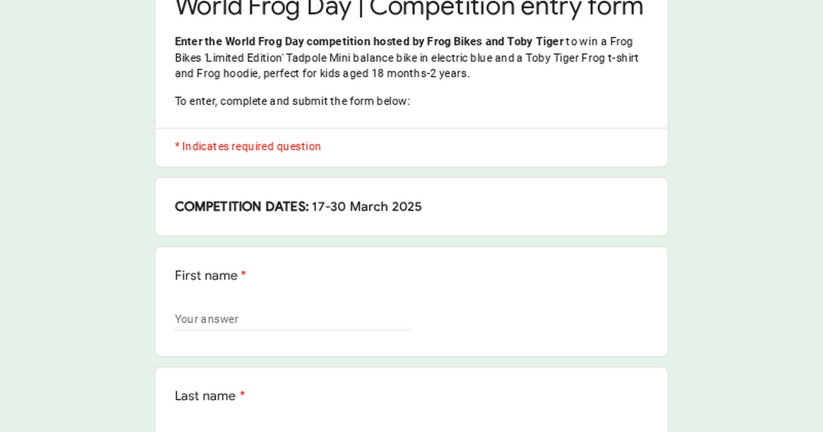 Google Store competition