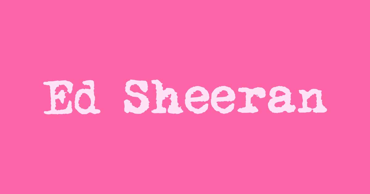 Edsheeran competition