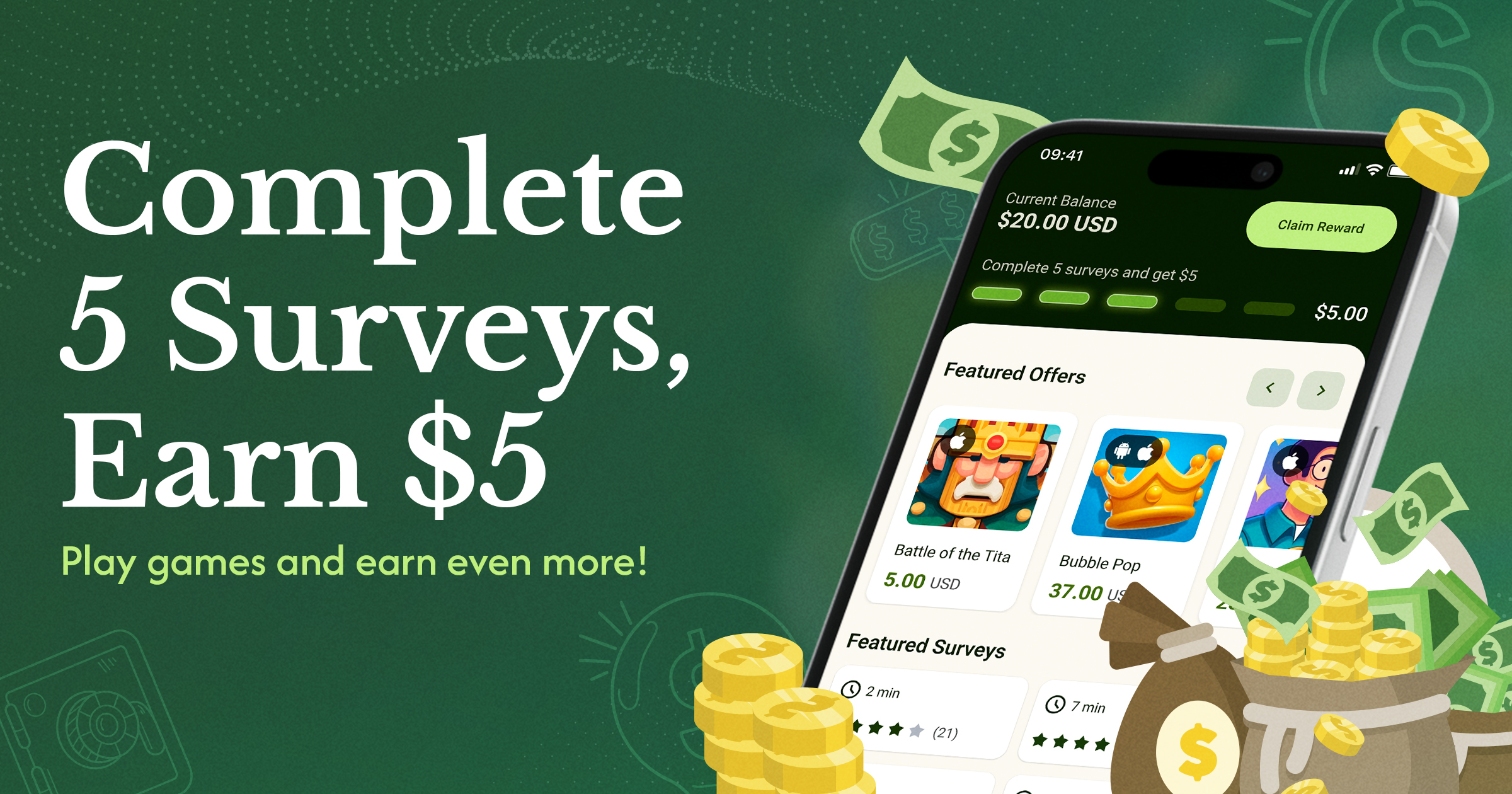 fivesurveys competition